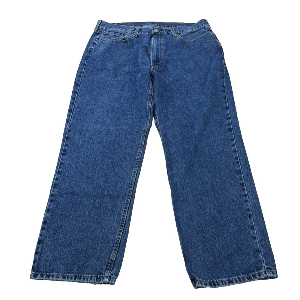 Levis 550 Relaxed Fit Jeans Mens 38x30 Blue Denim Cotton Classic Preppy